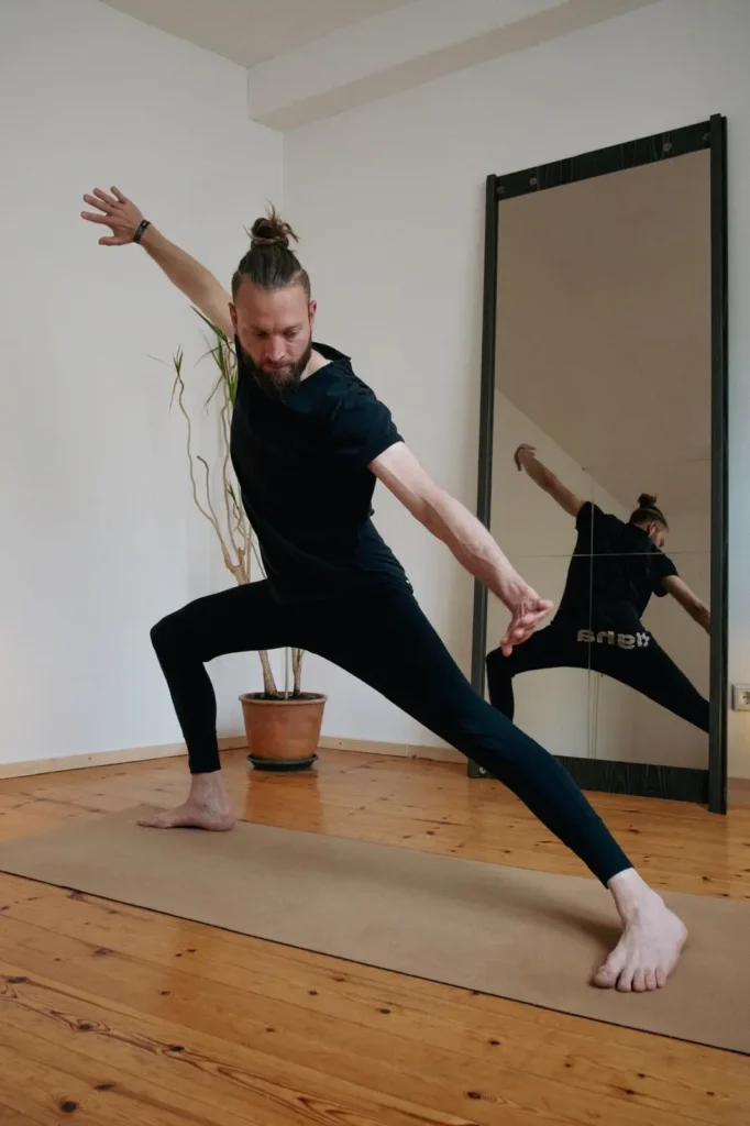 Maximilian praschl being maxi yoga pose